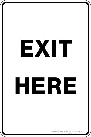 EXIT HERE