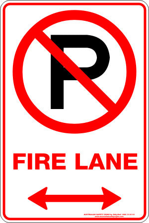FIRE LANE P SPAN ARROW