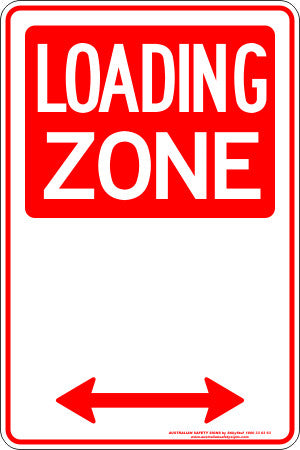 LOADING ZONE SPAN ARROW