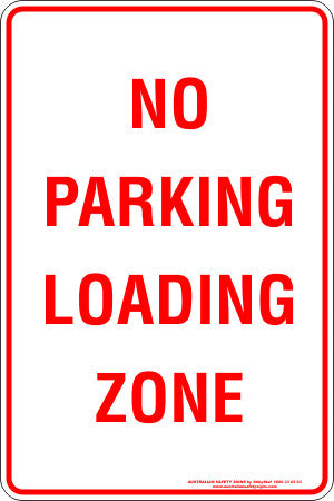 NO PARKING LOADING ZONE