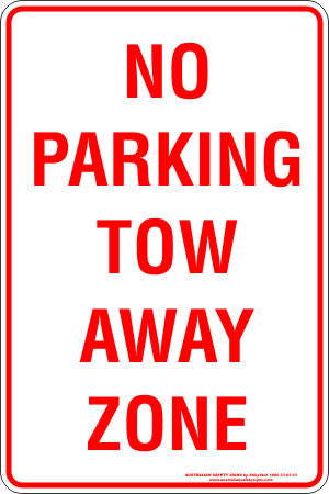 NO PARKING TOW AWAY ZONE