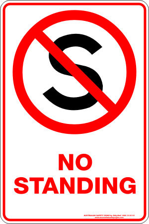NO STANDING S