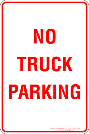 NO TRUCK PARKING