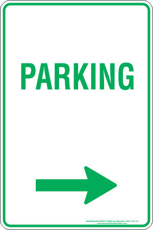 PARKING RIGHT ARROW