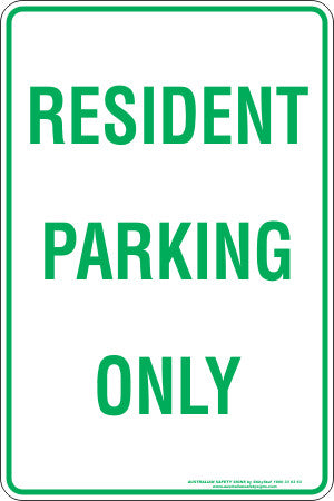 RESIDENT PARKING ONLY
