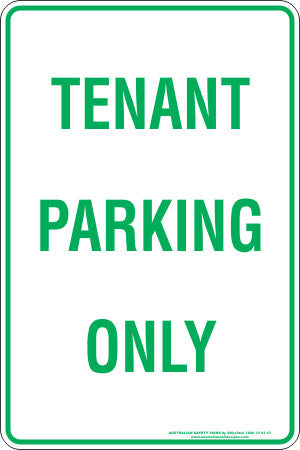 TENANT PARKING ONLY