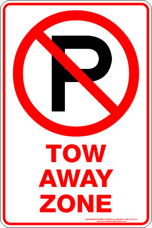 TOW AWAY ZONE P