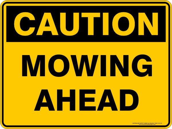 MOWING AHEAD