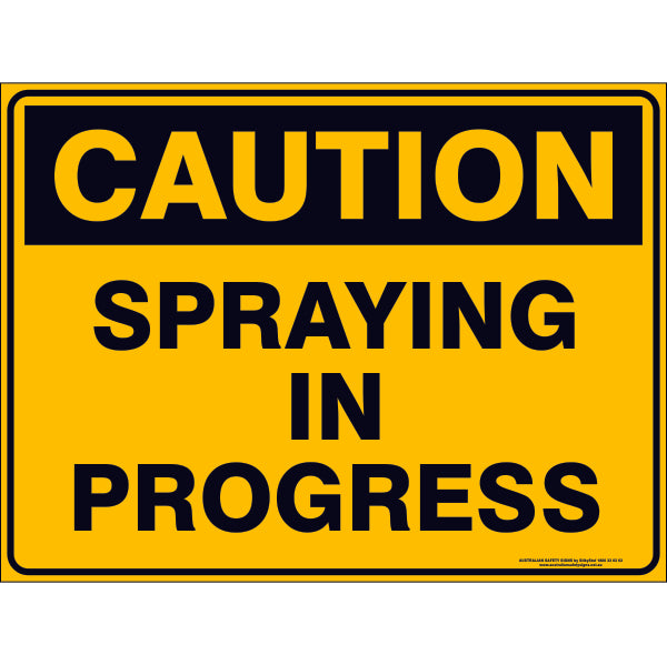 Spraying in Progress