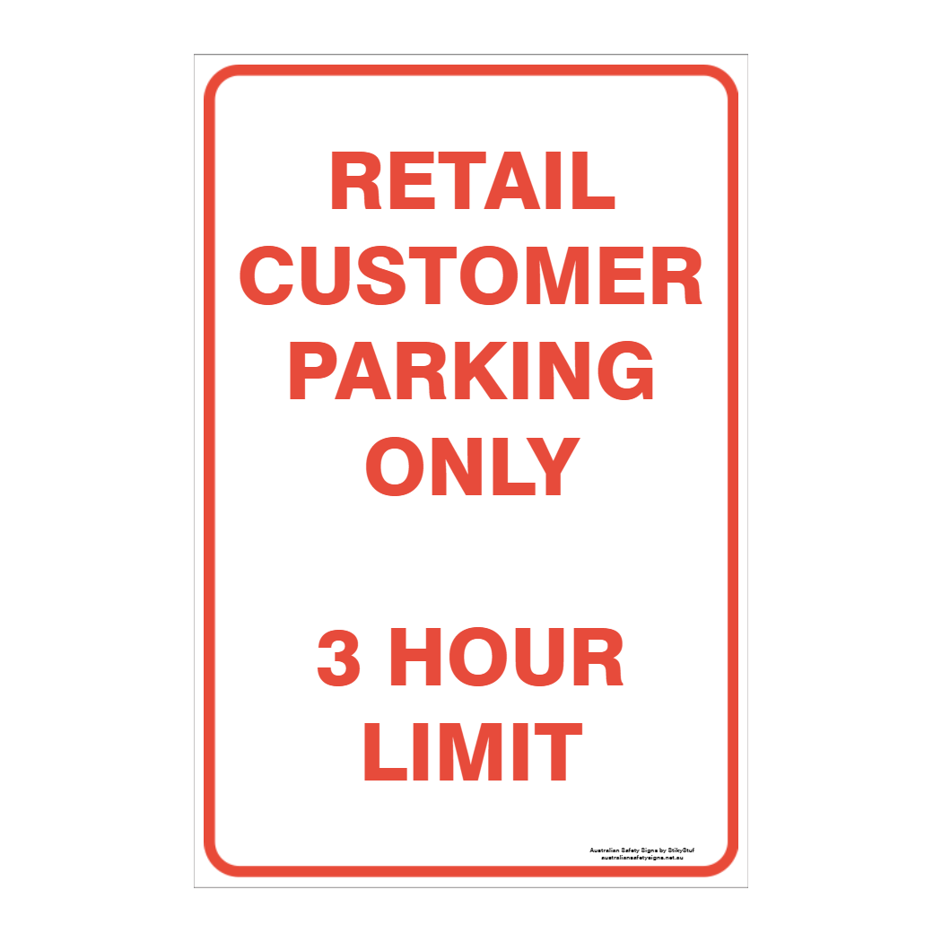 CUSTOM PARKING SIGN