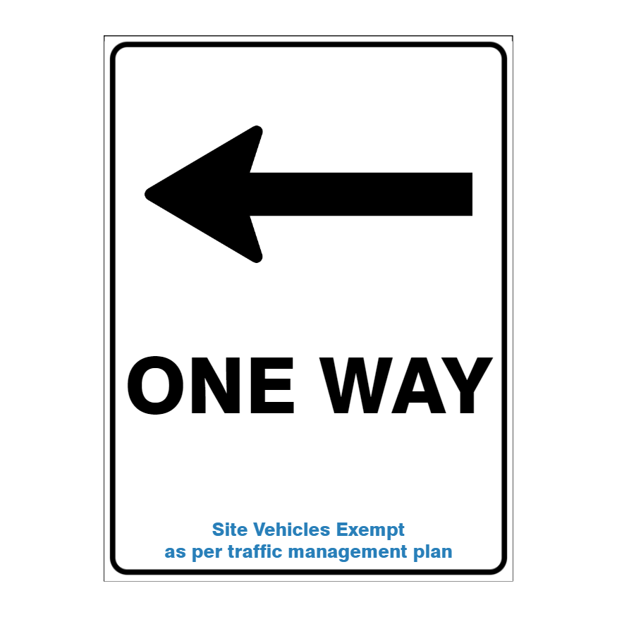 Custom Text Sign Portrait