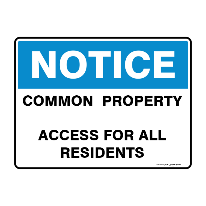 NOTICE CUSTOM TEXT SIGN