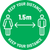 Covid-19 Social Distancing Floor Decals
