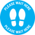 Covid-19 Social Distancing Floor Decals