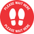 Covid-19 Social Distancing Floor Decals