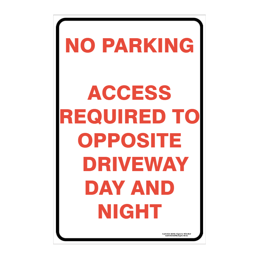 CUSTOM PARKING SIGN