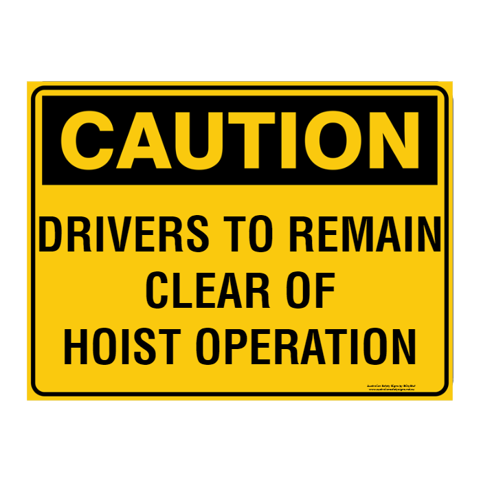 Custom Text Caution Sign