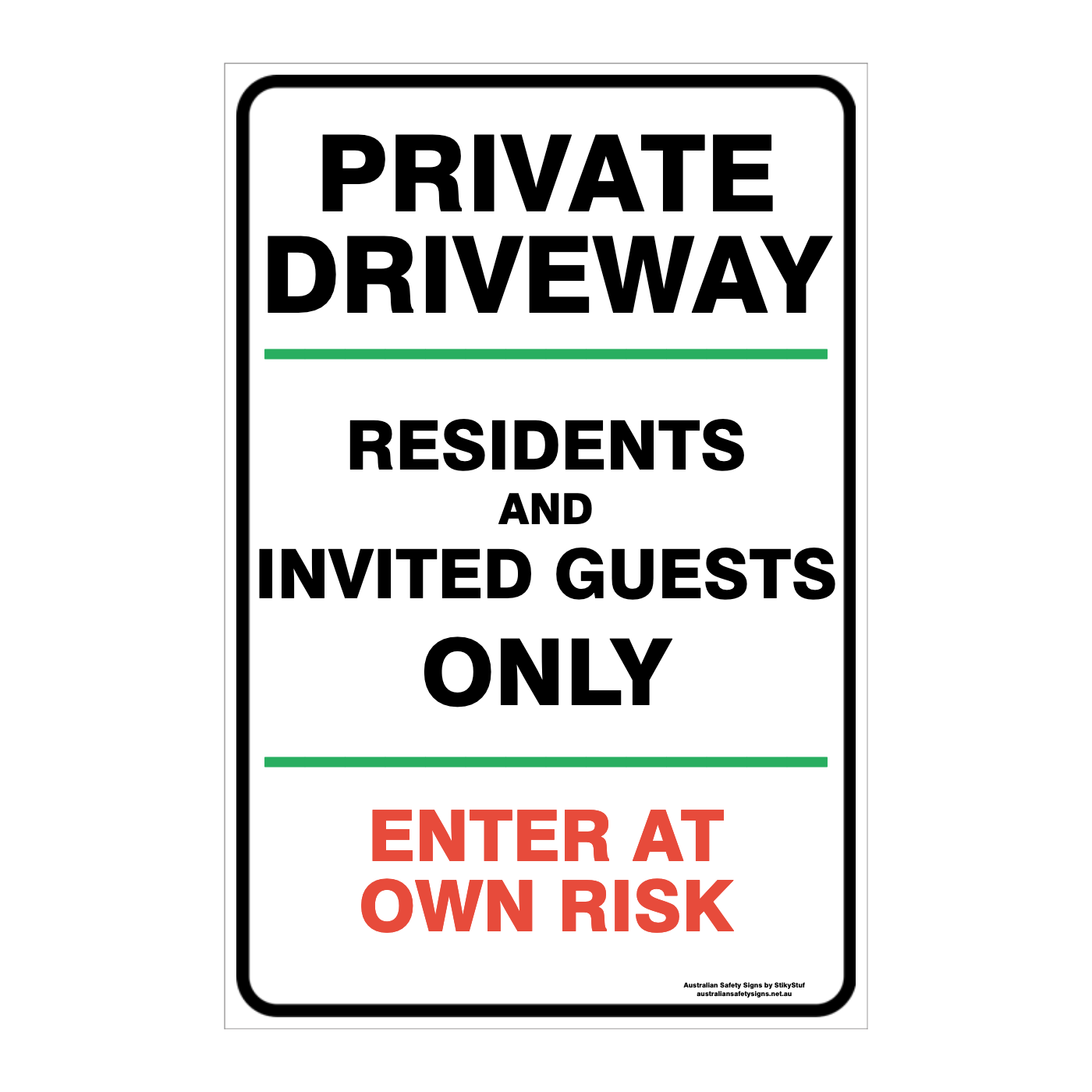 CUSTOM PARKING SIGN