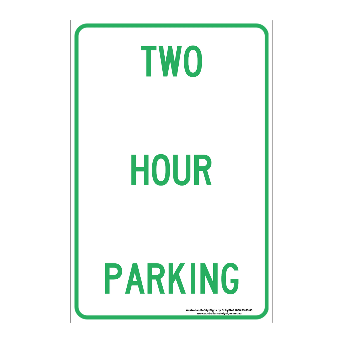 CUSTOM PARKING SIGN