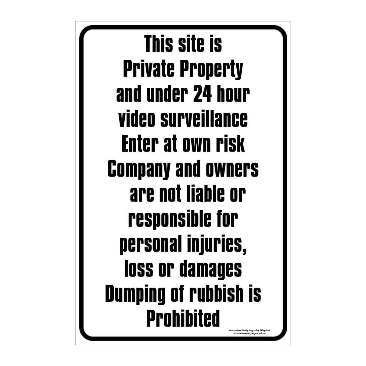 CUSTOM PARKING SIGN