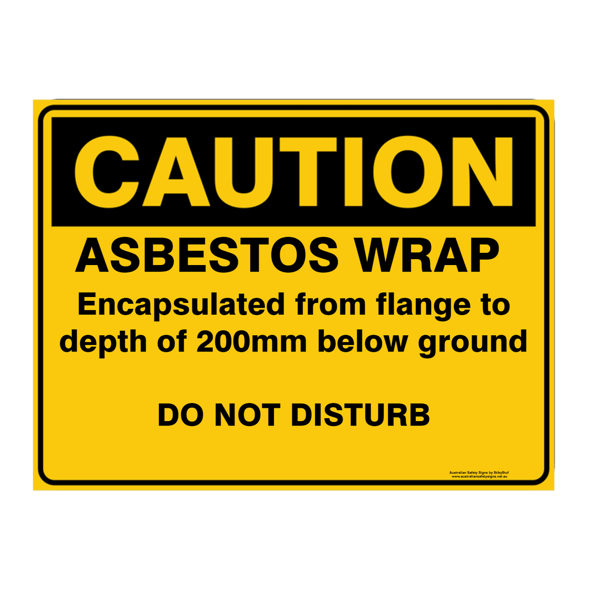 Custom Text Caution Sign