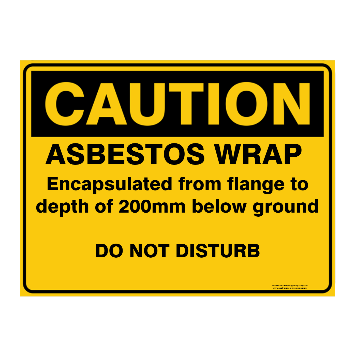 Custom Text Caution Sign