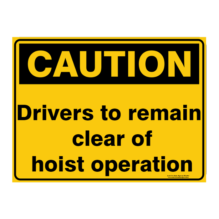 Custom Text Caution Sign
