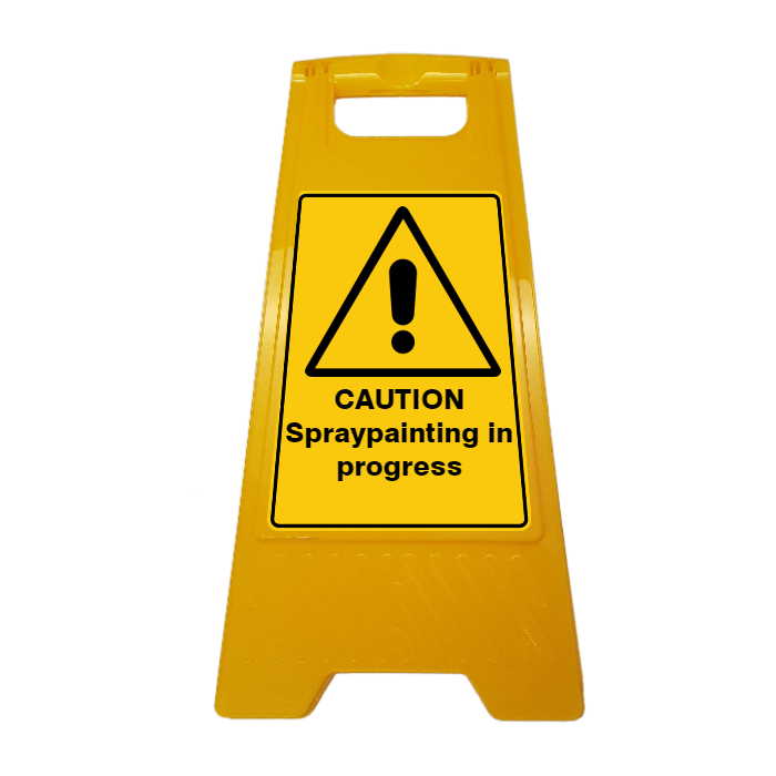 New CUSTOM Your Text Here A-Frame Floor Stand