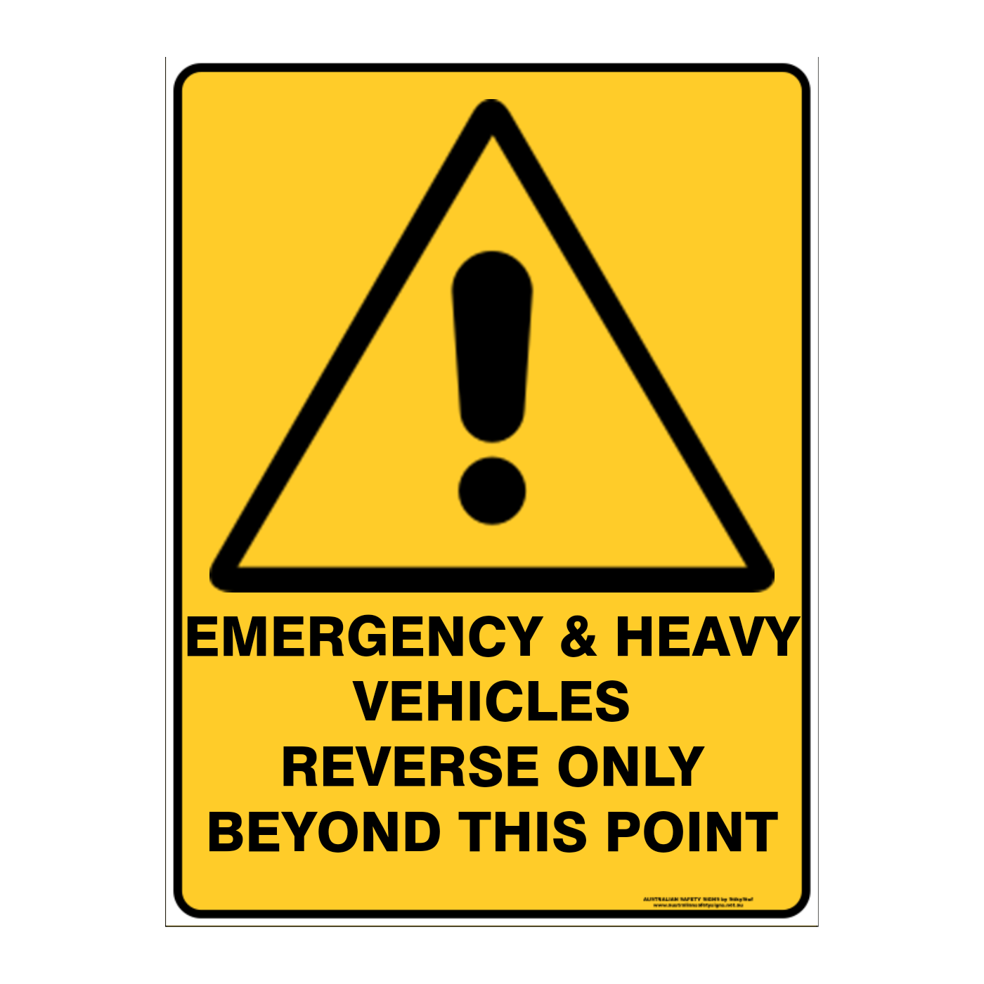 Warning Custom Text Sign