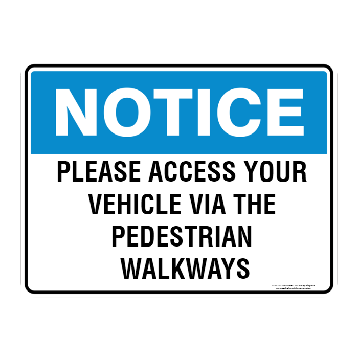 NOTICE CUSTOM TEXT SIGN