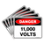 11000 VOLTS