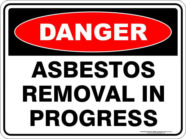 ASBESTOS REMOVAL IN PROGRESS