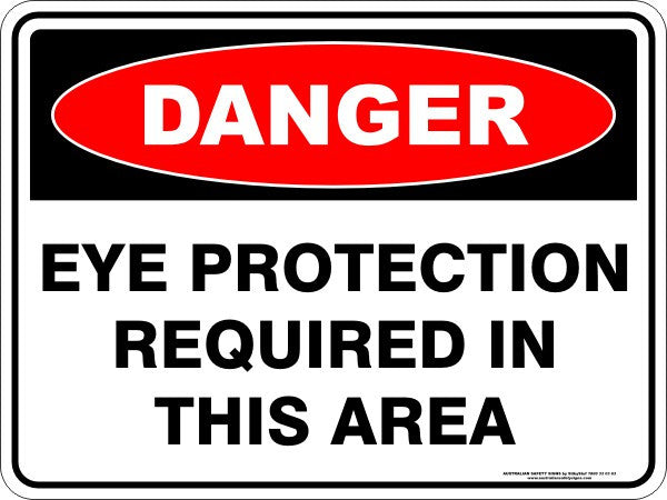 EYE PROTECTION REQUIRED IN THIS AREA