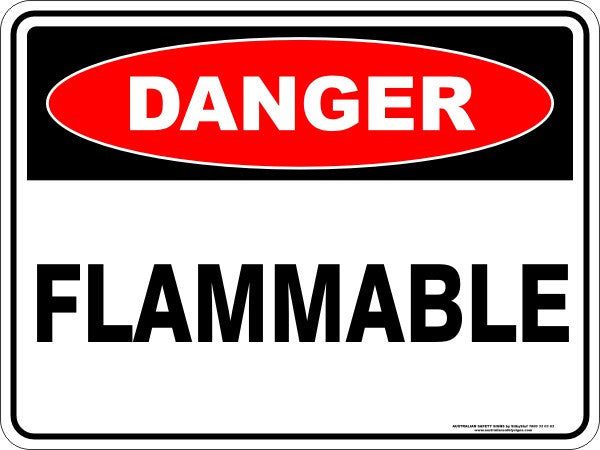 FLAMMABLE - Australian Safety Signs