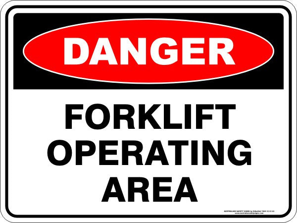 FORKLIFT OPERATING AREA