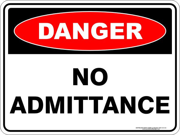 NO ADMITTANCE