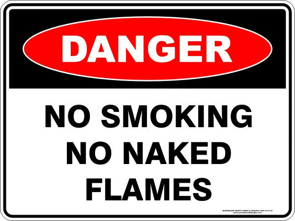 NO SMOKING NO NAKED FLAMES
