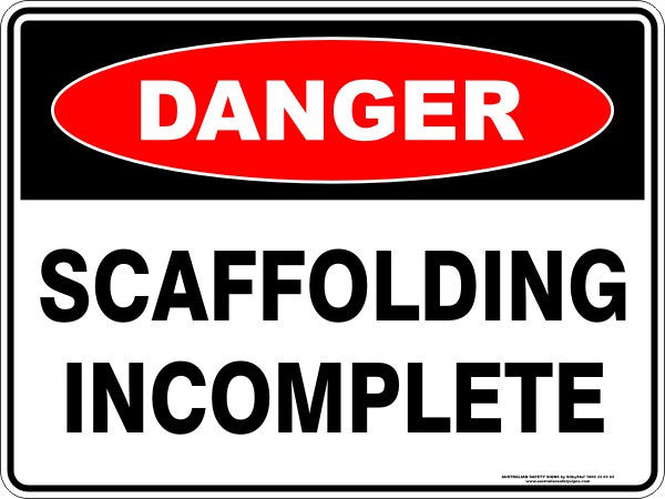 SCAFFOLDING INCOMPLETE