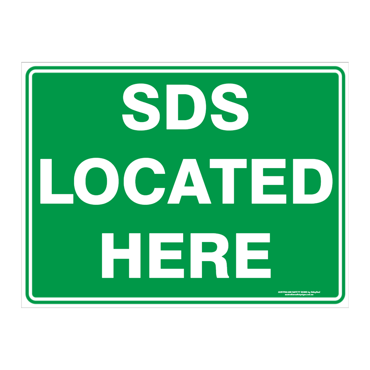 Custom Text Emergency Sign