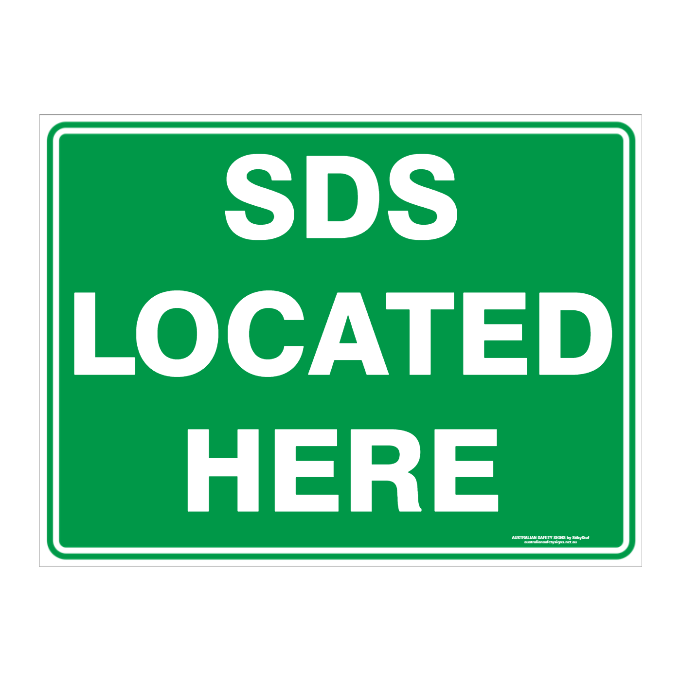 Custom Text Emergency Sign