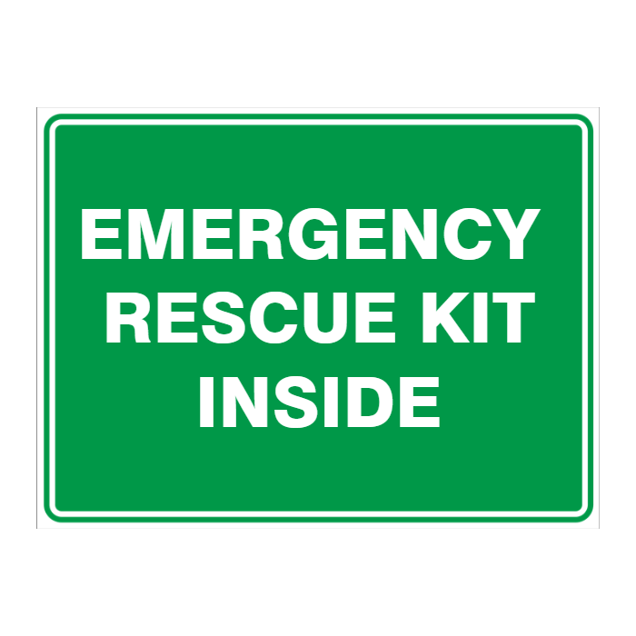 Custom Text Emergency Sign