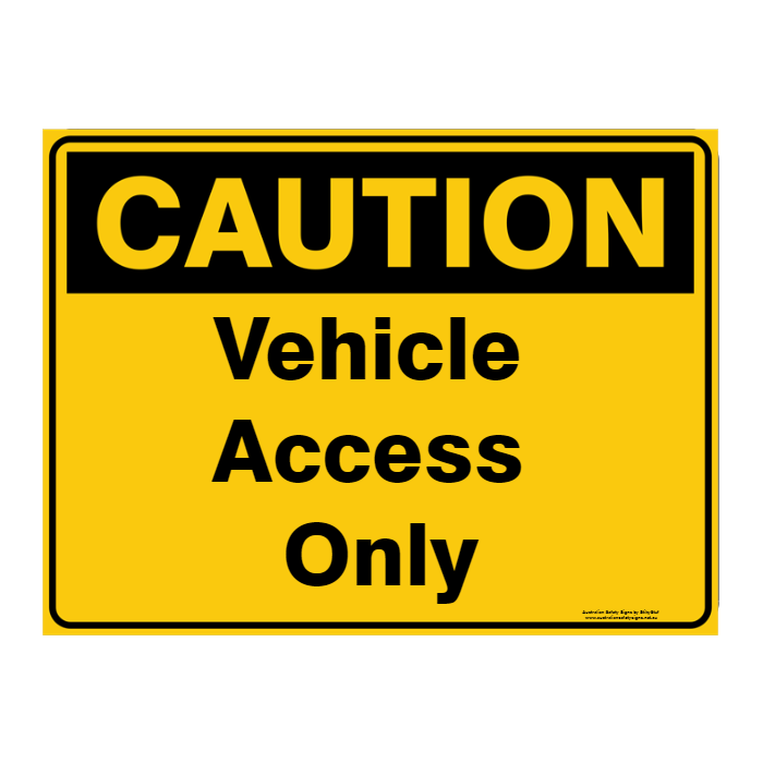 Custom Text Caution Sign