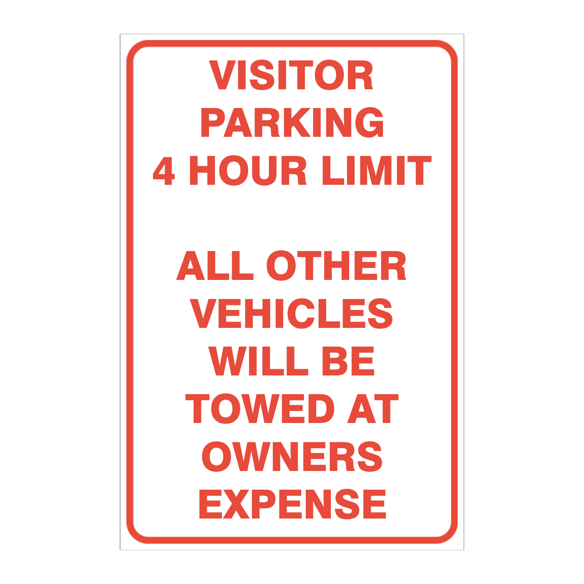 CUSTOM PARKING SIGN