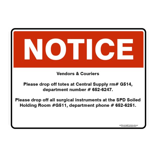 NOTICE CUSTOM TEXT SIGN - Australian Safety Signs