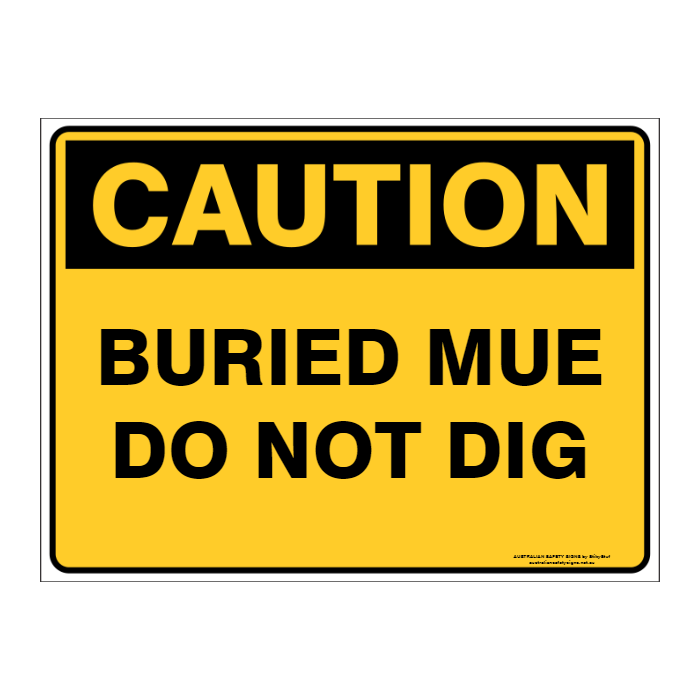 Custom Text Caution Sign