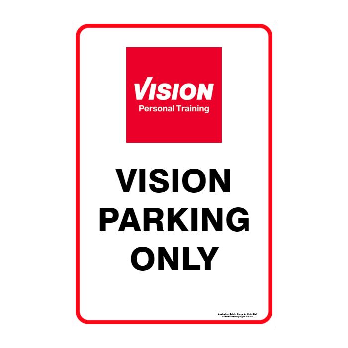 CUSTOM PARKING SIGN