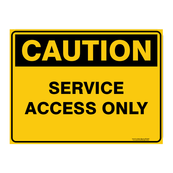 Custom Text Caution Sign