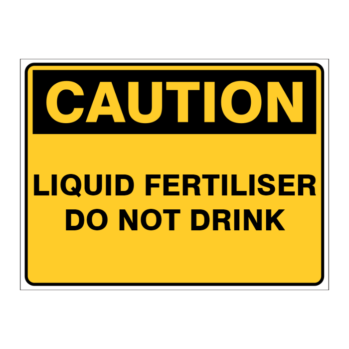 Custom Text Caution Sign
