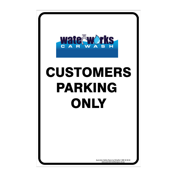 CUSTOM PARKING SIGN