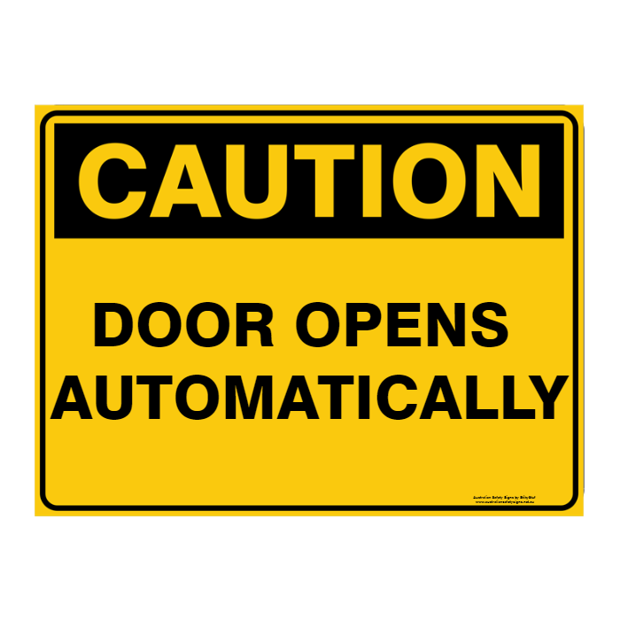 Custom Text Caution Sign